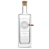 First Responder Whiskey Society, Liberty Whiskey Decanter with Cork Stopper, 750mL