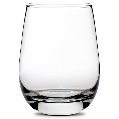 Custom Etched Stemless Wine Glass, 15 oz